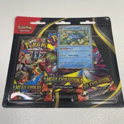Pokemon TCG Mega Evolution 3 Pack Blister Golduck Sealed Booster Pack - Image 2