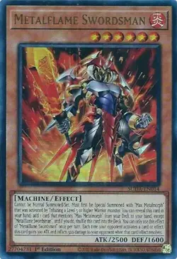 x1 Metalflame Swordsman - SUDA-EN014 - Ultra Rare - 1st Edition Yu-Gi-Oh! M/NM - Image 1