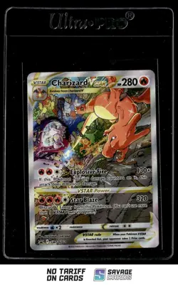 2022 Pokemon Sword & Shield Promo Ultra Premium Coll. Charizard Vstar #SWSH262 - Image 1