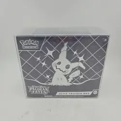 POKEMON TCG SCARLET & VIOLET PALDEAN FATES SEALED ELITE TRAINER BOX w/Protector - Image 1