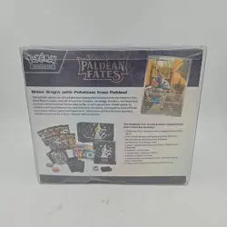 POKEMON TCG SCARLET & VIOLET PALDEAN FATES SEALED ELITE TRAINER BOX w/Protector - Image 3