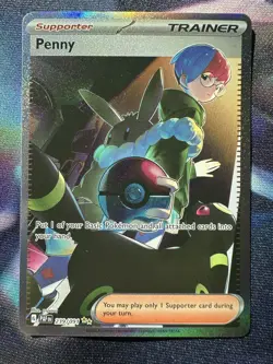 Pokemon TCG Trainer Supporter Penny 239/091 Paldean Fates - Image 1