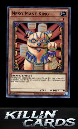 Neko Mane King OP20-EN004 Super Rare OTS Tournament Pack 20 YuGiOh Card NM - Image 1