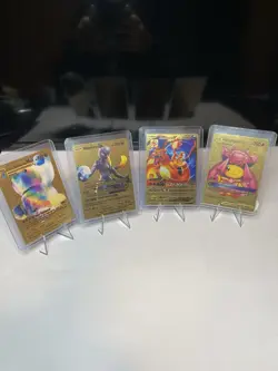 Pokemon TCG Gold UR Rare English Cards Lot of 4 - Image 1