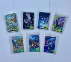 Pokemon Mini Tin Art Card LOT - (37 Art Card Lot) Assorted Sets NO TINS OR COINS - Image 1
