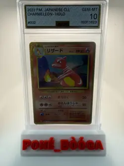 AGS 10 GEM MINT Charmeleon Holo 002/032 Trading Card Game Classic Pokemon Card - Image 1