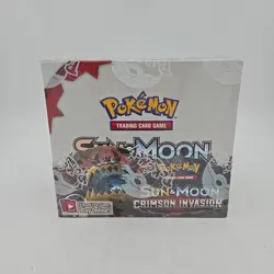 Pokemon Sun And Moon: Crimson Invasion Sealed Booster Box Factory Sealed - Image 1