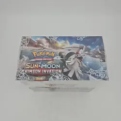 Pokemon Sun And Moon: Crimson Invasion Sealed Booster Box Factory Sealed - Image 2