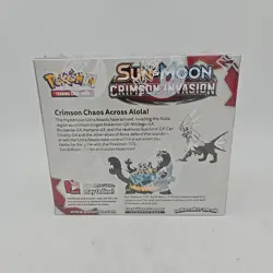 Pokemon Sun And Moon: Crimson Invasion Sealed Booster Box Factory Sealed - Image 4