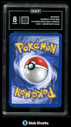 2000 POKEMON WIZARDS OF THE COAST BLACK STAR PROMOS #13 VENUSAUR HOLO TAG 8 - Image 2