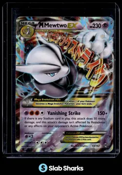 2015 POKEMON XY BREAKTHROUGH #63/162 MEGA MEWTWO HOLO - Image 1
