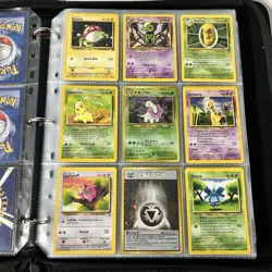 Pokemon Base Set Big 3 TRIO Blastoise Charizard Venusaur Vintage Binder Page Lot - Image 3