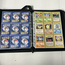 Pokemon Base Set Big 3 TRIO Blastoise Charizard Venusaur Vintage Binder Page Lot - Image 5
