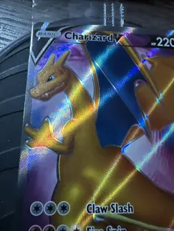 Pokemon Charizard V SWSH050 Champion's Path ETB Holo Black Star Promo NM - Image 5
