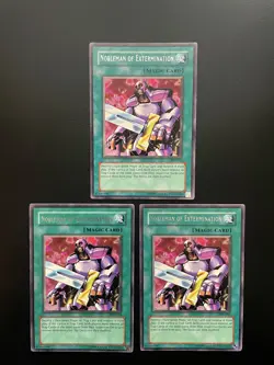 Yugioh Nobleman Of Extermination PSV-035 Unlimited Edition Rare LP/MP X3 - Image 1