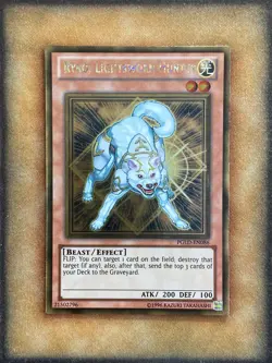 Yugioh Ryko, Lightsworn Hunter PGLD-EN086 Gold Rare LP - Image 1