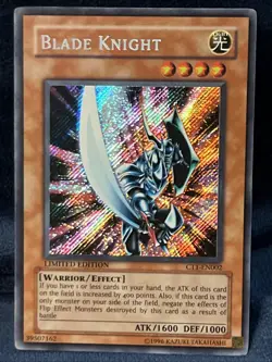Blade Knight CT1-EN002 Secret Rare Limited Edition Vintage SET BREAK - Image 1
