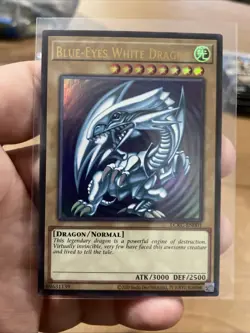Yu-Gi-Oh Blue Eyes White Dragon LCKC-EN001 Ultra Rare +Bonus FREE SHIPPING! - Image 1