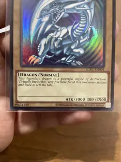 Yu-Gi-Oh Blue Eyes White Dragon LCKC-EN001 Ultra Rare +Bonus FREE SHIPPING! - Image 3