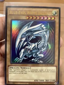 Yu-Gi-Oh Blue Eyes White Dragon LCKC-EN001 Ultra Rare +Bonus FREE SHIPPING! - Image 4