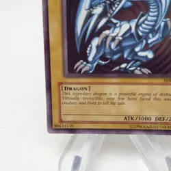 Blue-Eyes White Dragon SDK-001 Kaiba-Unlimited Edition ULTRA RARE (Damaged) - Image 4