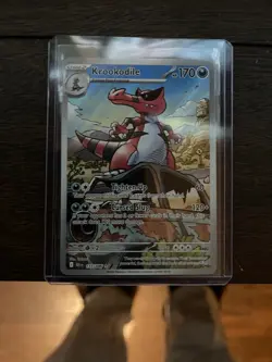 Pokemon Card TCG Krookodile Black Bolt Illustration Rare IR Holo 137/086 - Image 1
