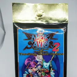 Vampire Savior VOL2 Capcom Actioncard Game 1 Pack 10 Cards Booster pack TCG - Image 2