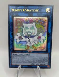 Yu-Gi-Oh! Yummy Snatchy - JUSH-EN022 - Ultra Rare - NEAR MINT! - Image 1