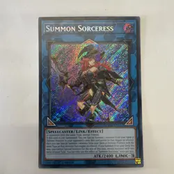 Yu-Gi-Oh Summon Sorceress 1st Edition BLMM-EN157 Secret Rare Card NM Condition - Image 1