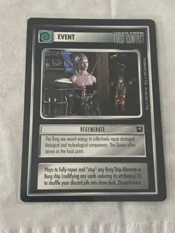 Star Trek CCG 1E FC REGENERATE RARE Card NEVER PLAYED - Image 1