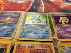 Vintage Pokemon Card Lot WOTC Holo Etc Fire Blastoise Hypno W Stamp Vulpix - Image 5