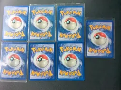 WOTC Pokemon Vintage Base Set 7 Card Lot - Image 2