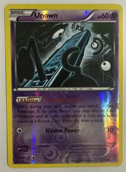Unown 30/98 XY Anceint Origins Reverse Holo Common Pokemon Card Near Mint/ Mint - Image 1