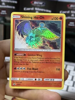 Shining Ho-Oh SM70 Black Star Promo 2017 Holo SHINY Pokemon Card TCG - Image 3