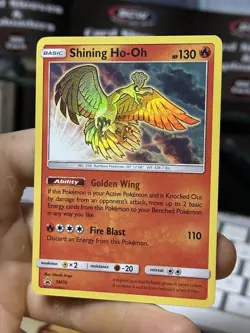 Shining Ho-Oh SM70 Black Star Promo 2017 Holo SHINY Pokemon Card TCG - Image 4
