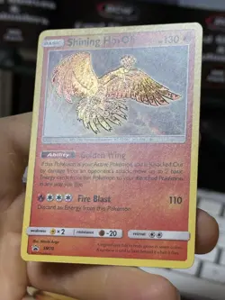 Shining Ho-Oh SM70 Black Star Promo 2017 Holo SHINY Pokemon Card TCG - Image 5