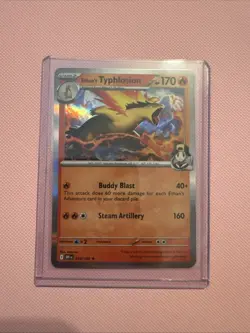 Pokemon Ethan's Typhlosion Holo Rare Card 034/182 Sv10: Destined Rivals, NM - Image 1