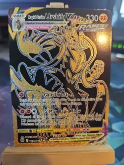 Pokemon TCG Rapid Strike Urshifu VMAX Holo Secret Rare Card TG30/TG30 - Image 1