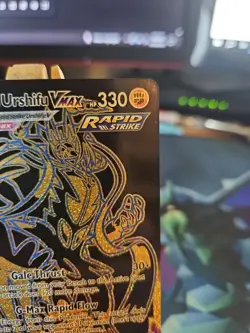 Pokemon TCG Rapid Strike Urshifu VMAX Holo Secret Rare Card TG30/TG30 - Image 3
