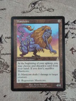 Masticore Urza's Destiny Artifact Rare Magic the Gathering Card - Image 1