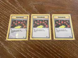 Sleep! 79/82 Team Rocket Set Trainer Card Lot Of 3 LP-M - Image 1