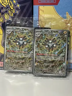 Pokemon TCG Magneton SVP 159 Promo Card Surging Sparks X2 - Image 1