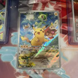 Pikachu SVP 027 Scarlet & Violet Promo Card Paldea Evolved Pokemon - NM - Image 1