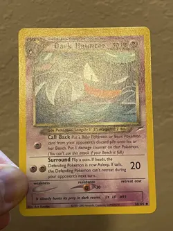 Pokemon Dark Haunter TCG Card Neo Destiny 36/105 Regular - Image 3