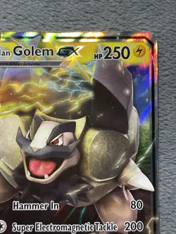 Alolan Golem GX 34/111 2017 Rare Full Art Holo Pokemon Card Crimson Invasion - Image 4