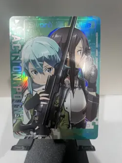 Union Arena Sword Art Online Sinon Action Point Card Foil English UEPR/SAO-AP01 - Image 1