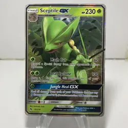 Sceptile GX 22/214 - Lost Thunder - Ultra Rare Holo Pokemon Card Near Mint - Image 1