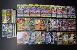 Lot of 150 Pokemon Cards Mega/EX/GX/Full Art/V/VMAX Modern Collection HP-DAMAGED - Image 1