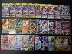 Lot of 150 Pokemon Cards Mega/EX/GX/Full Art/V/VMAX Modern Collection HP-DAMAGED - Image 2
