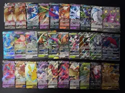 Lot of 150 Pokemon Cards Mega/EX/GX/Full Art/V/VMAX Modern Collection HP-DAMAGED - Image 5
